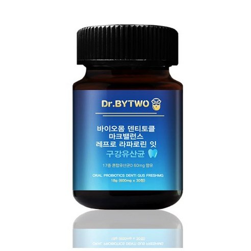 [딜라이트케어] 바이오몸 덴티토클 마크밸런스 레프로 라파로린 잇 구강유산균