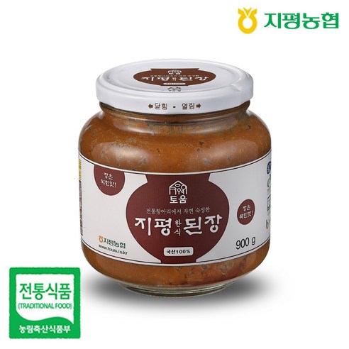 지평농협 2년숙성 토움 한식 된장/쥐눈이콩 된장/재래식된장, 2kg, 1개