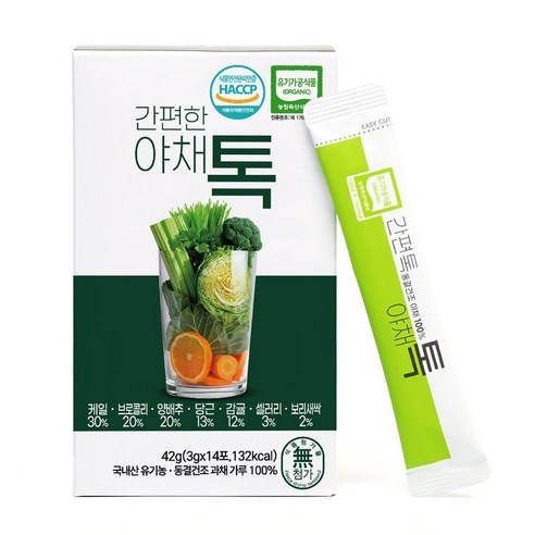 산마을 간편톡 야채톡(스틱), 3g, 28개
