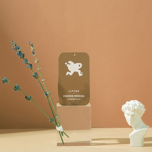 리토스 littos 씹어먹는 커피 플랫 화이트 15g X 4통 선물 포장, 15g, 4개