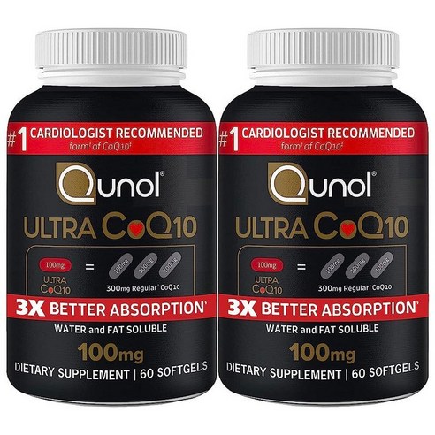 큐놀 울트라 코큐텐 100mg 소프트젤 60정 2팩