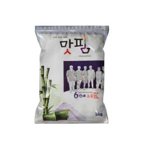 6형제소금밭 맛핌 함초소금 지퍼백 대용량 국내산
