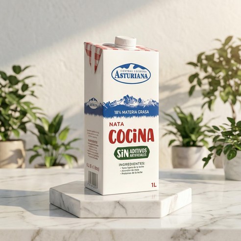 [BOX] Asturiana 아스투리아나 동물성 쿠킹크림 [1Lx6개]