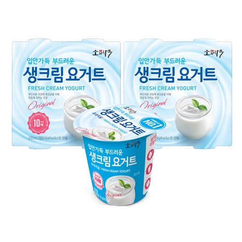 동원 소와나무 생크림 요거트 150g