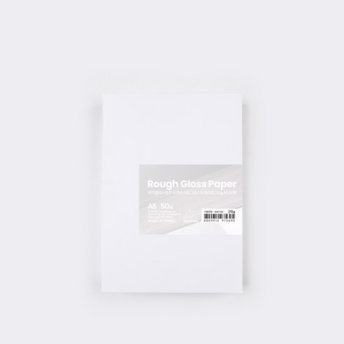 PaperPhant 하이퀄리티 용지 두꺼운 러프그로스지 (Rough Gloss paper)