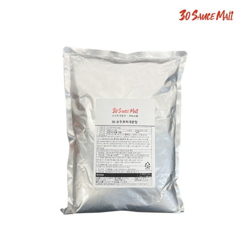 30소스몰 순두부찌개 분말 소스, 1개, 2kg