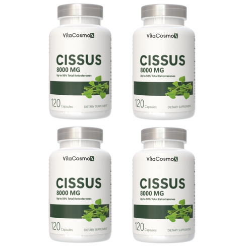 미국 비타코스모 VitaCosmoX 프리미엄 시서스 시서스캡슐 가루 분말 케토스테론 50% Cissus 고함량 고농축 8000mg