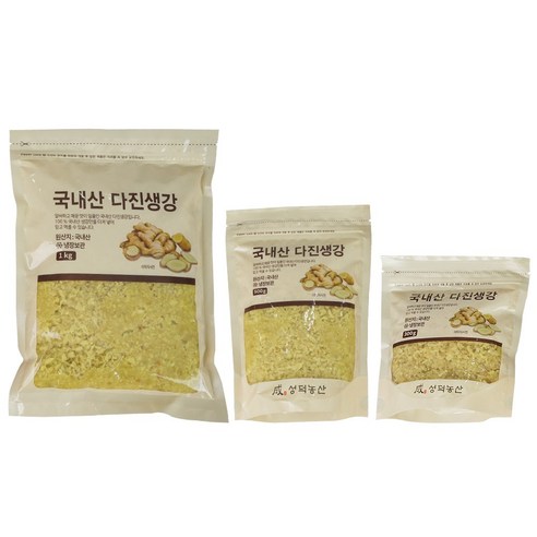 성덕농산 국내산 안동 다진생강 500g, 500g, 1개