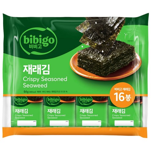 CJ명가 재래김 4g 16개