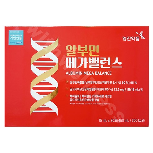 영진약품 알부민 메가밸런스 15ml 30포