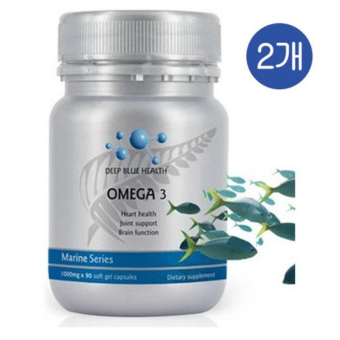 딥블루헬스 오메가3 피쉬오일 1000mg 소프트젤 DEEP BLUE HEALTH Omega-3 Fish Oil Vitamine E