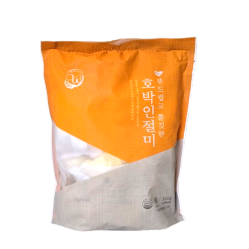 창억떡 부드럽고 쫄깃한 호박인절미 500g, 500g, 3개
