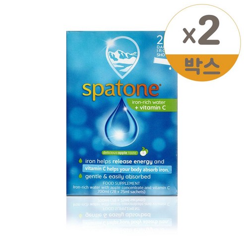 스파톤 애플 25ml x 28포 2개, 25ml, 2박스