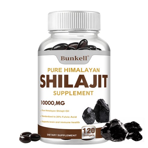 순수 히말라야 산맥 쉐라톤 10,000mg - 푸리산 - 지구력, 파워, 운동성능 향상, 3개, 60정