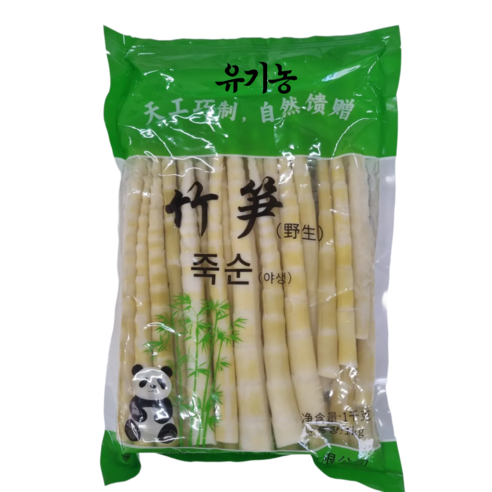 푸단테 유기농 죽순 뾰족 야생 삶은 죽순 홀 햇죽순, 1개, 1kg