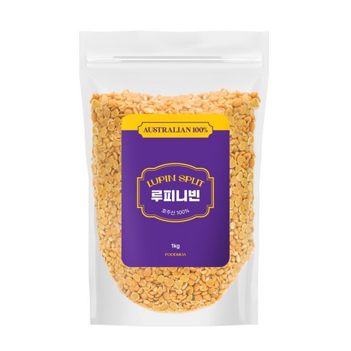 푸드모아 루피니빈 콩 루핀콩 루피니콩 고단백 식이섬유, 1개, 1kg