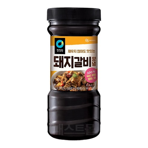 청정원 돼지갈비 양념장, 840g, 1개