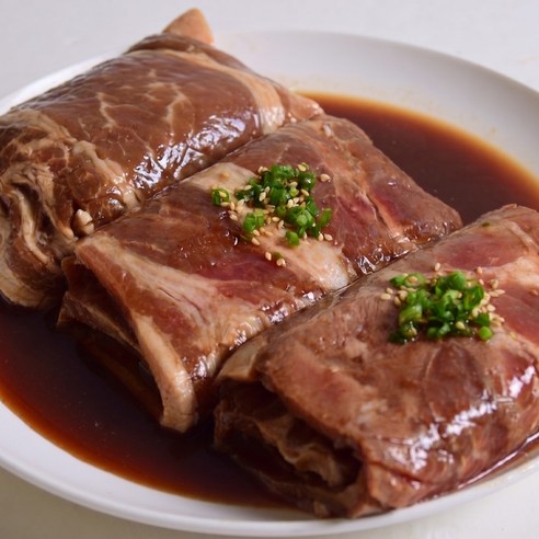 마장동 비법양념 마늘숙성 돼지왕구이
