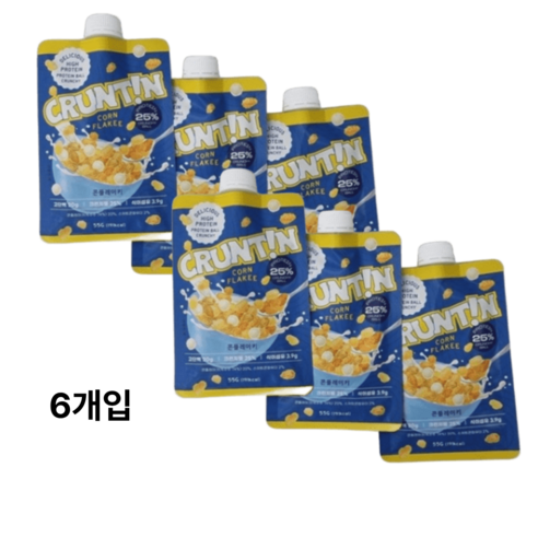 크런틴 크런치볼 단백질쉐이크 콘플레이키 50g