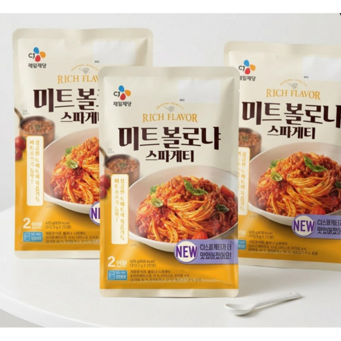 cj 미트 볼로냐 스파게티 2인 ( 625g )