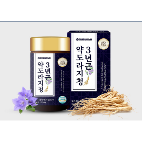 참앤들황토농원 국산 3년근 도라지청 진한 농축액, 250g, 1박스