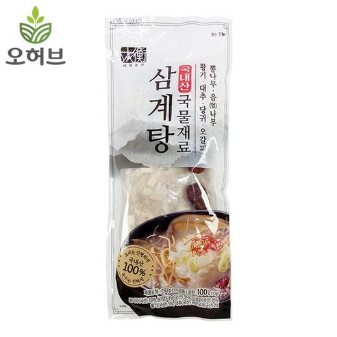 삼계탕재료 백숙재료 한방티백 10봉, 100g, 10개