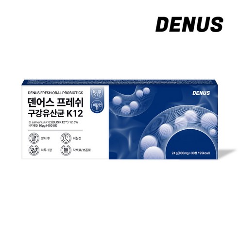 덴어스 프레쉬 구강유산균 K12 1개월분, 24g, 1박스, 30정