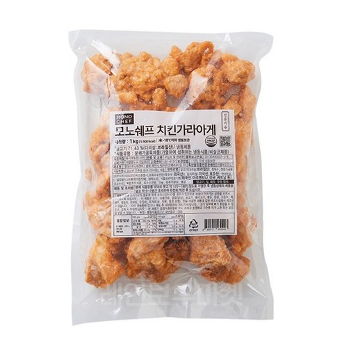 모노쉐프 치킨가라아게 1kg 냉동