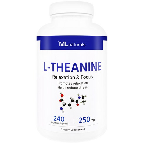 [미국빠른직구] 마이라이프 내추럴스 L-테아닌 250mg 240정, 1개, 240정