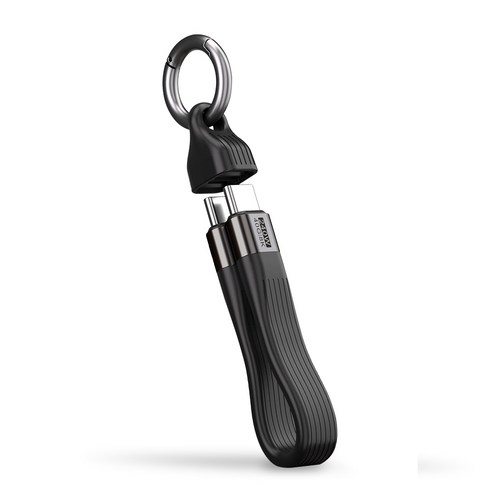 베이직기어 240W USB4 썬더볼트 호환 40Gbps C타입 고속충전 케이블, 1개, 블랙, 13cm