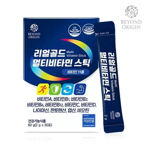 리얼골드 멀티비타민스틱, 30개, 2g