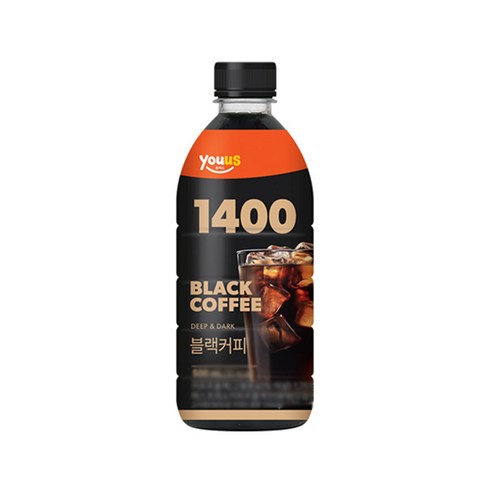 유어스 1400 블랙커피 500ml x 16개, 16개, 500ml