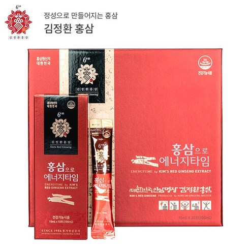 김정환홍삼 에너지타임 10ml x 30포