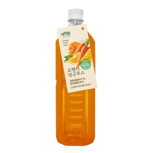 자연원 오렌지당근주스, 1개, 1L