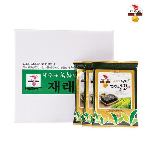 새우표 완도 녹차재래 돌김 전장