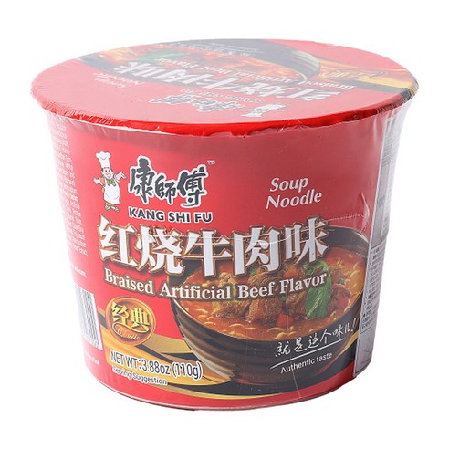 캉스푸 홍소우육향 컵라면 110g