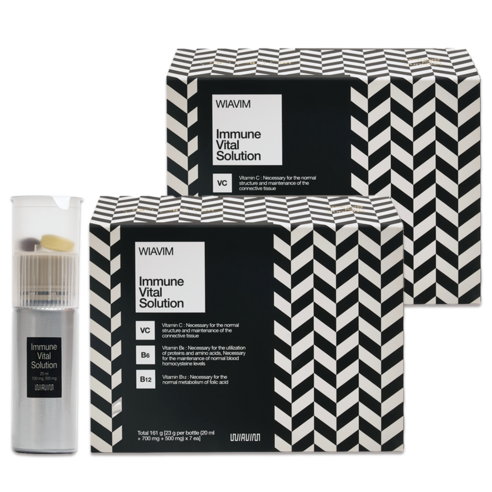 위아바임 이뮨 바이탈 솔루션 종합비타민 고함량 멀티비타민 식약청인증 미네랄 영양제, 2개, 7회분