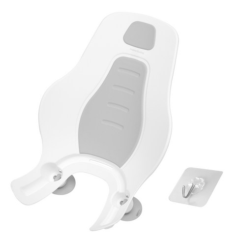 해피달링 신생아 세이프 아기비데 유아목욕의자, 그레이, 1개