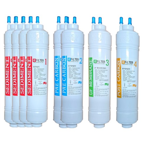 e-filter 국산 정수기필터 호환가능필터, 1개, S4(한방향-1년치8개)