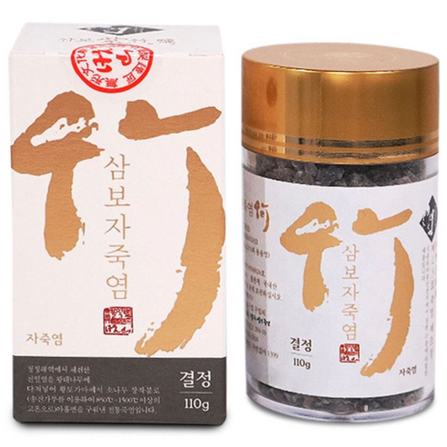 삼보죽염 9번구운 자죽염 결정, 110g, 1개