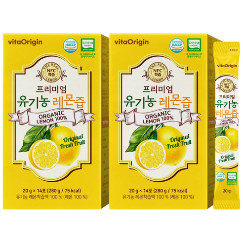 비타오리진 프리미엄 유기농 레몬즙
