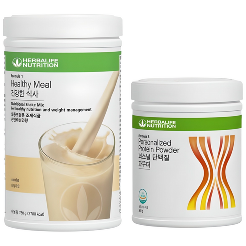 허벌라이프 단백질쉐이크 바닐라맛 Formula1 + 퍼스널 단백질 파우더 Formula3 체중조절용 체중조절용정품