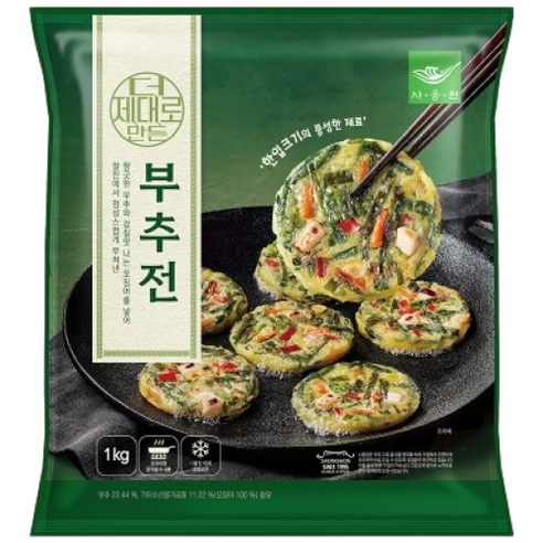 더 제대로 만든 부추전 1kg(사옹원)