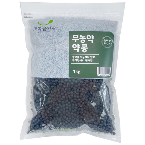 초록숟가락 약콩, 1kg, 2개