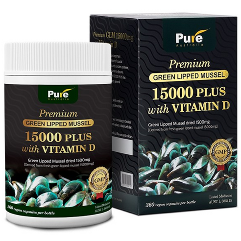 호주 퓨어 초록홍합 15000mg 360캡슐, 360정, 1개