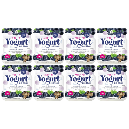 홈앤키즈 사르르쏙 요거트 블루베리, 20g, 8개, 블루베리맛