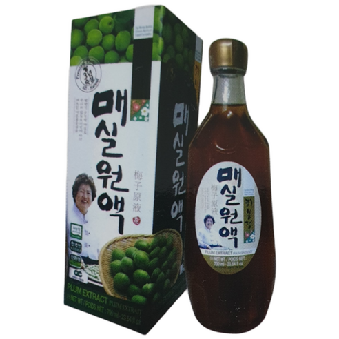 (매실원액 진주시 기념품) 친환경 매실로 정성스레 만든 하봉정 매실원액 (700ml), 1개, 700ml
