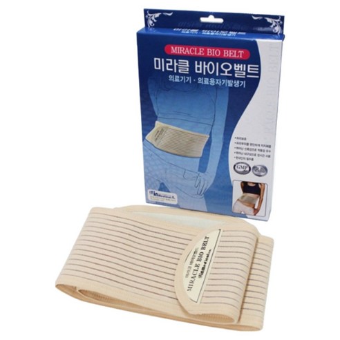 의료용 자기발생 미라클 바이오벨트 허리보호대 요통보호대 허리지지대 요툥대 벨트, 1개