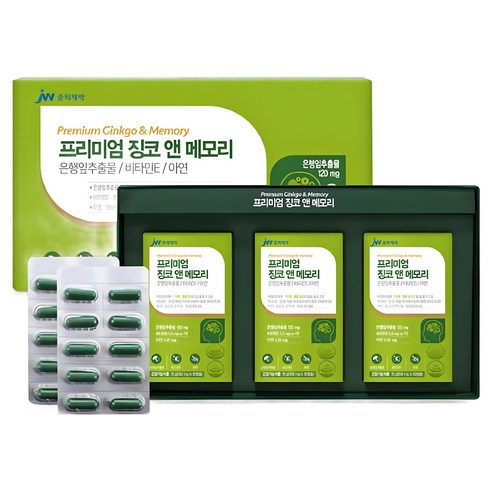 중외제약 프리미엄 징코 앤 메모리, 90정, 1개