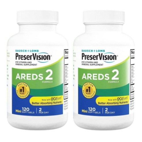 PreserVision  Areds 2 바슈롬 프리저비전 아레즈2 루테인 120